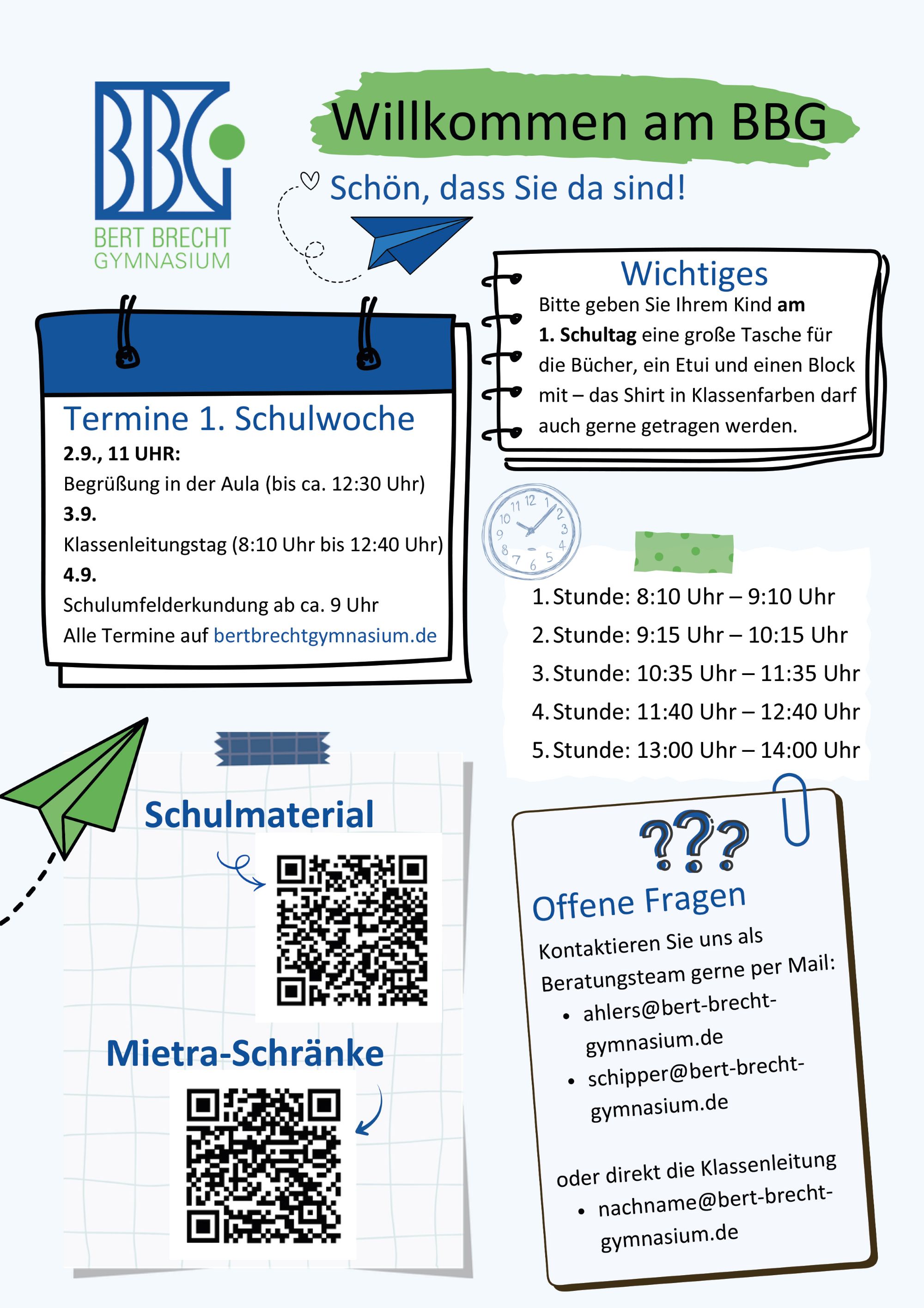 Schön dass Sie da sind