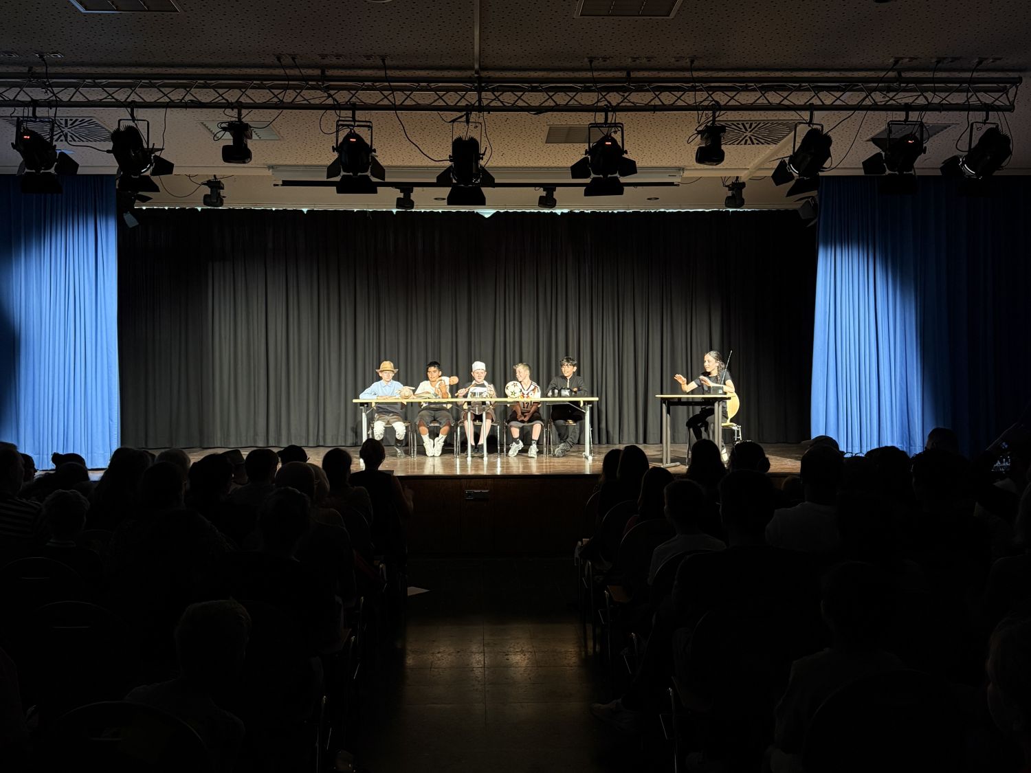 Sketchszene auf der Bühne